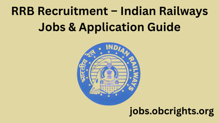 RRB Recruitment 2026 – Indian Railways Jobs & Application Guide