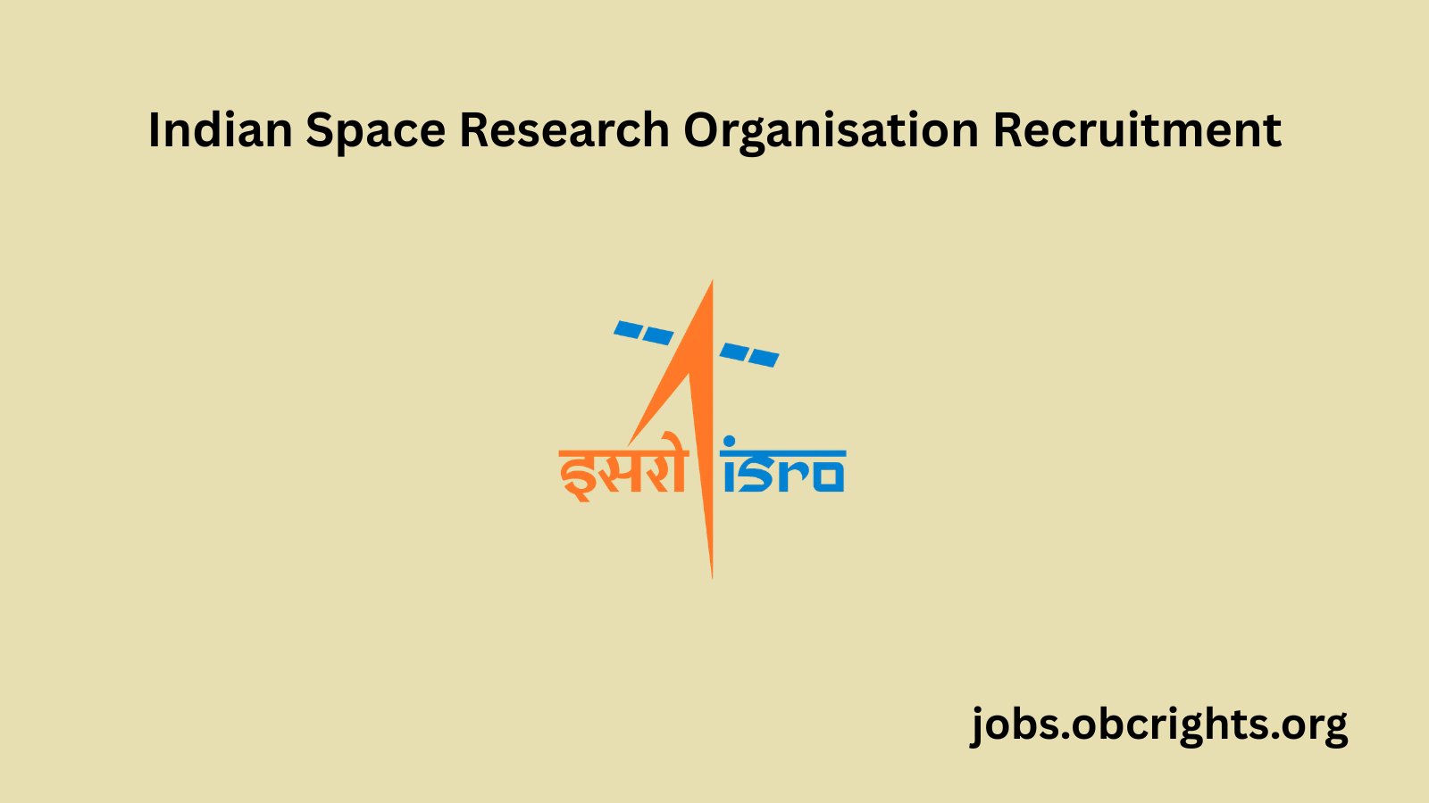 ISRO Recruitmen