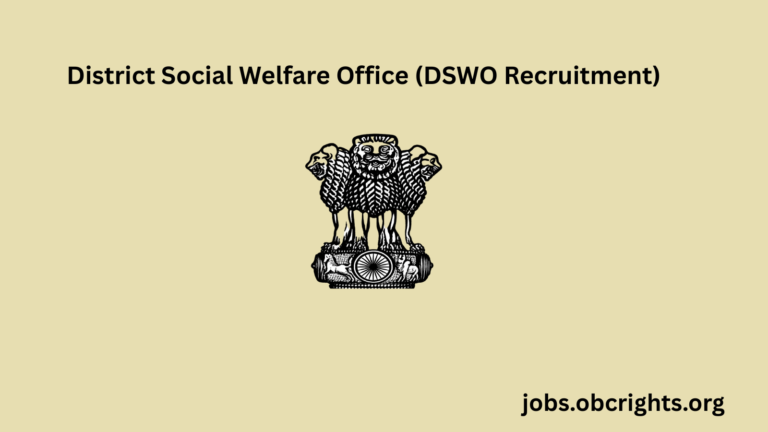 DSWO RECRUITMENT