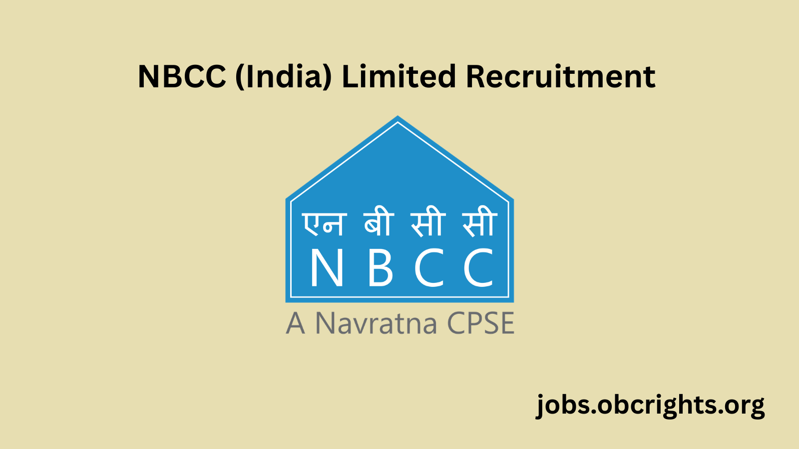 NBCC (India) Limited Recruitment