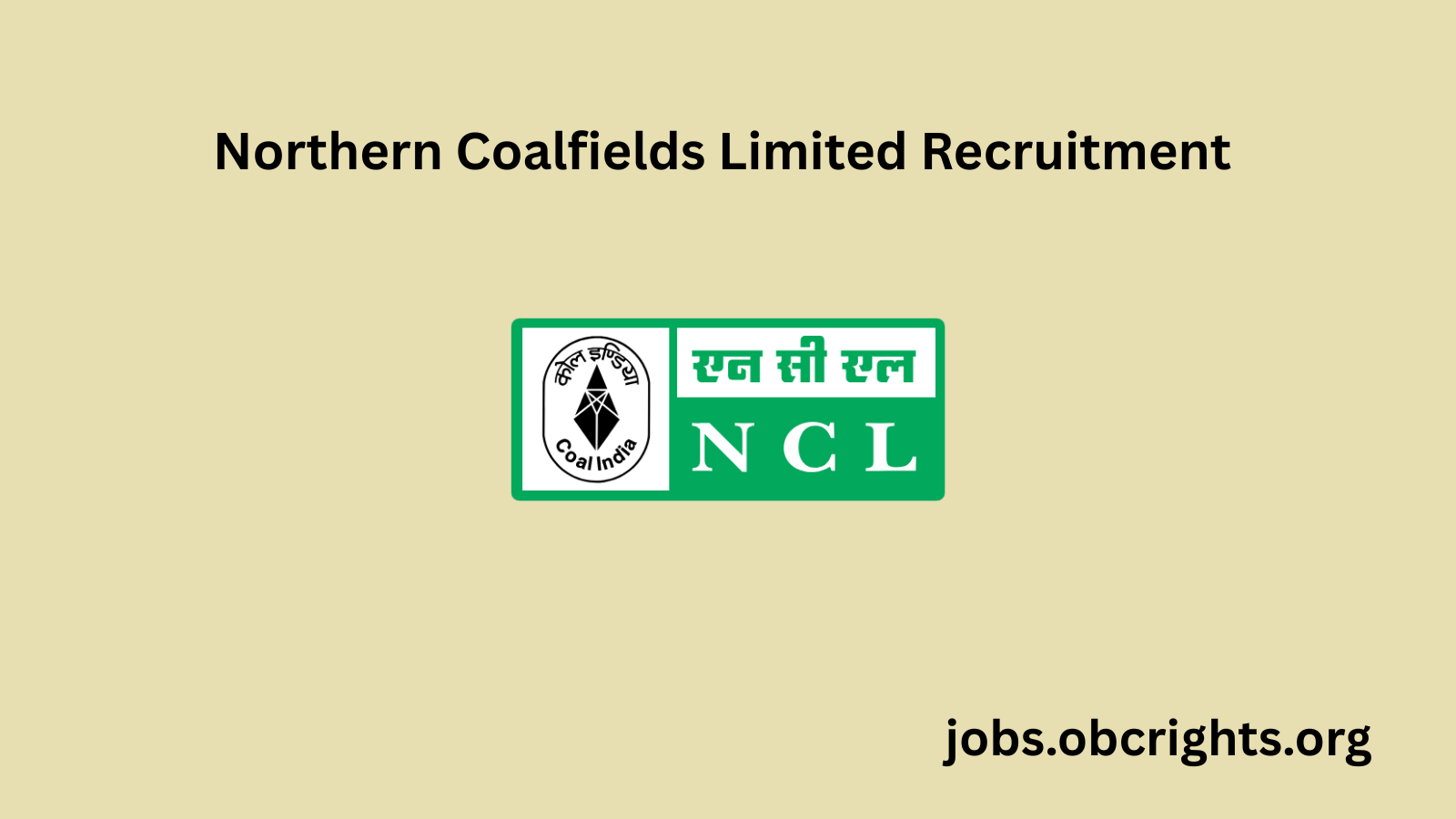 Northern Coalfields Limited Recruitment