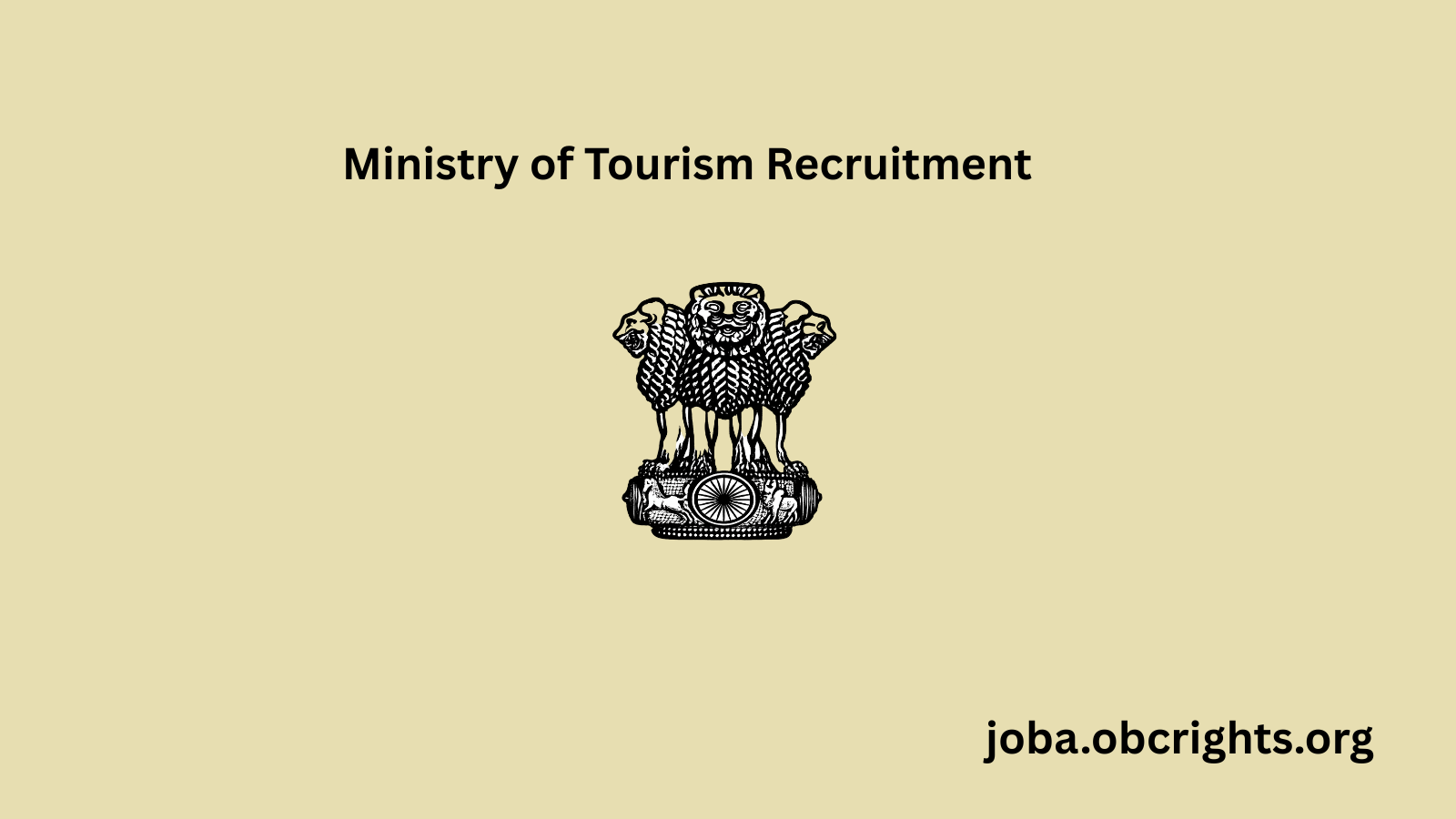 Ministry of Tourism Recruitment
