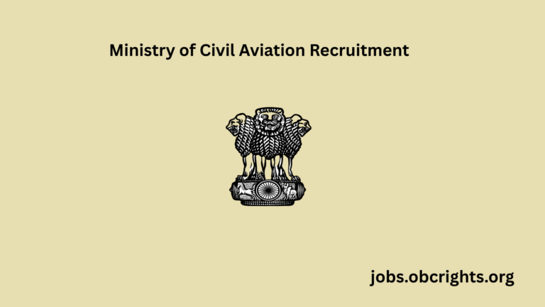 Ministry Civil Aviation Recruitment