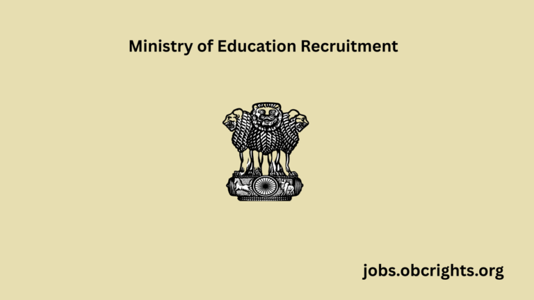 Ministry of Education Recruitment