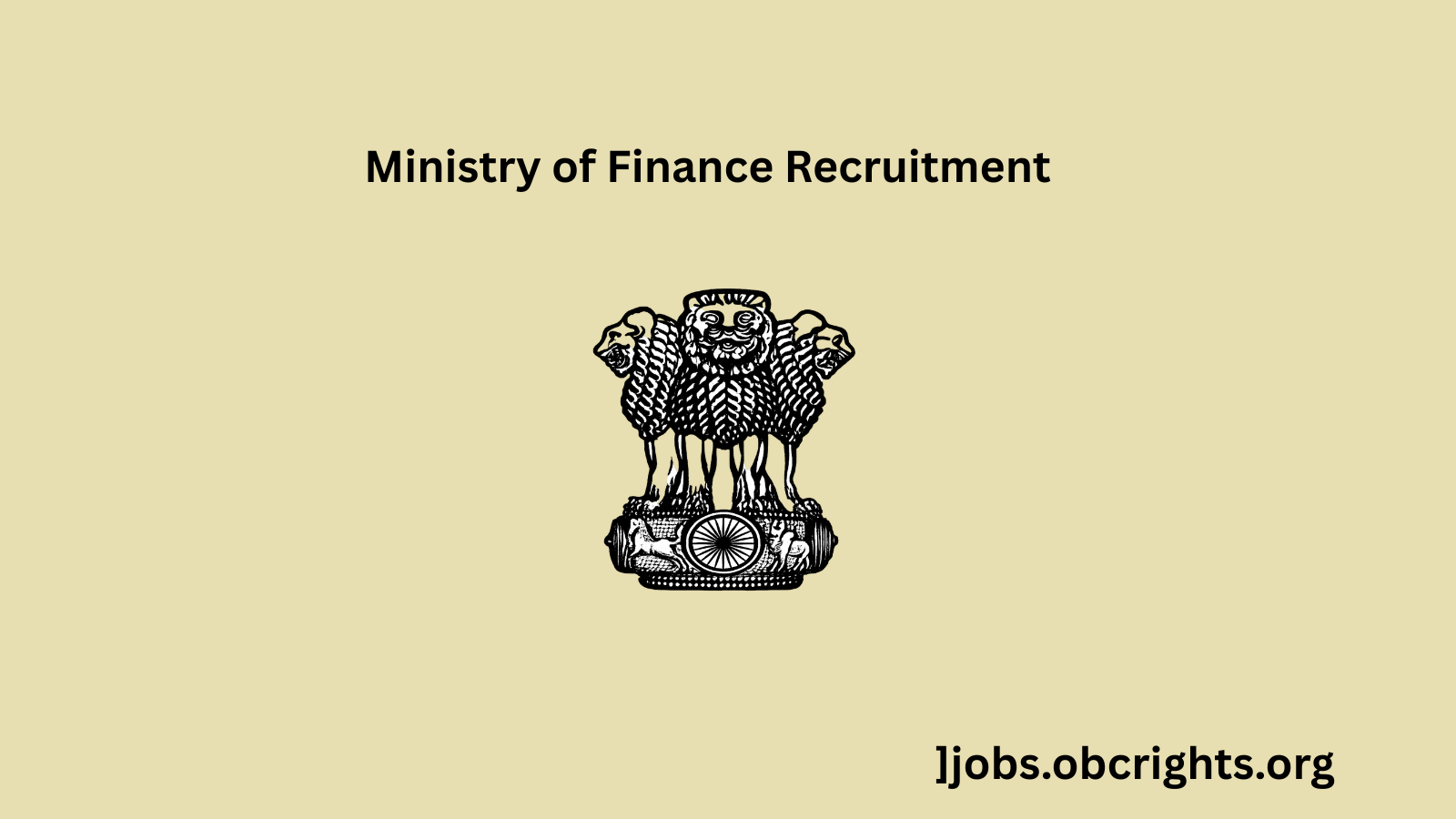 Ministry of Finance Recruitment