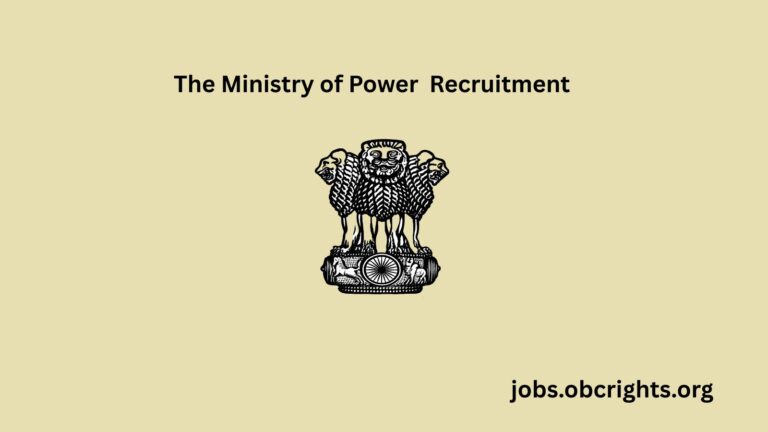 Ministry of Power Recruitment