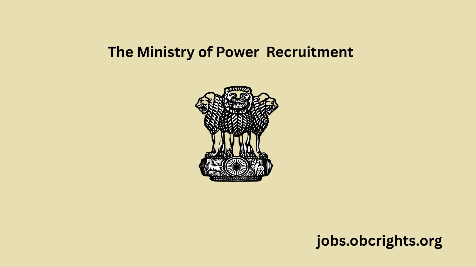 Ministry of Power Recruitment