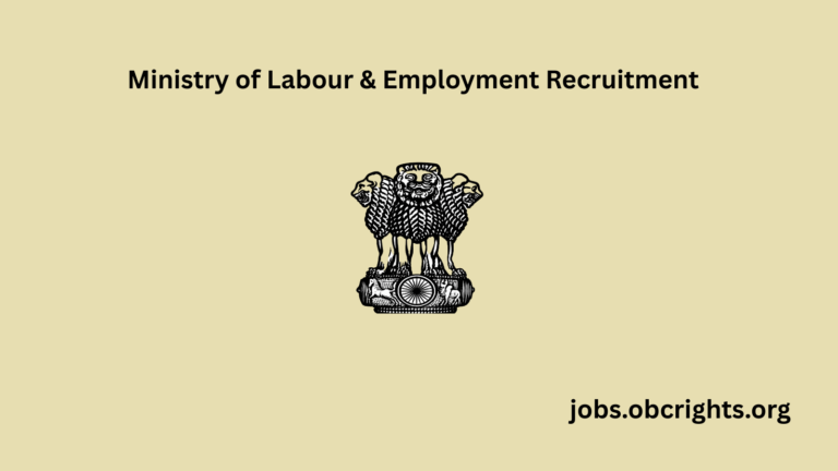 Ministry of Labour & Employment Recruitment