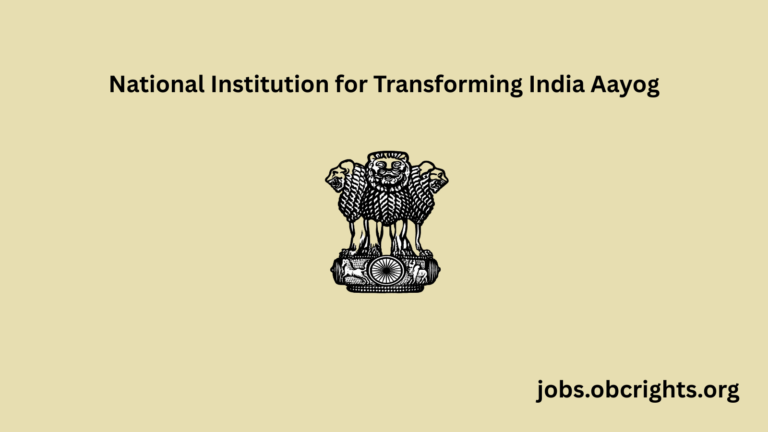 NITI Aayog Recruitment