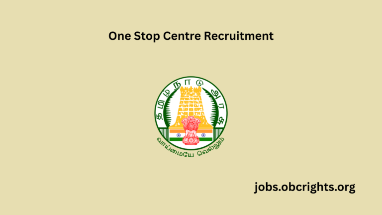 One Stop Centre Recruitment