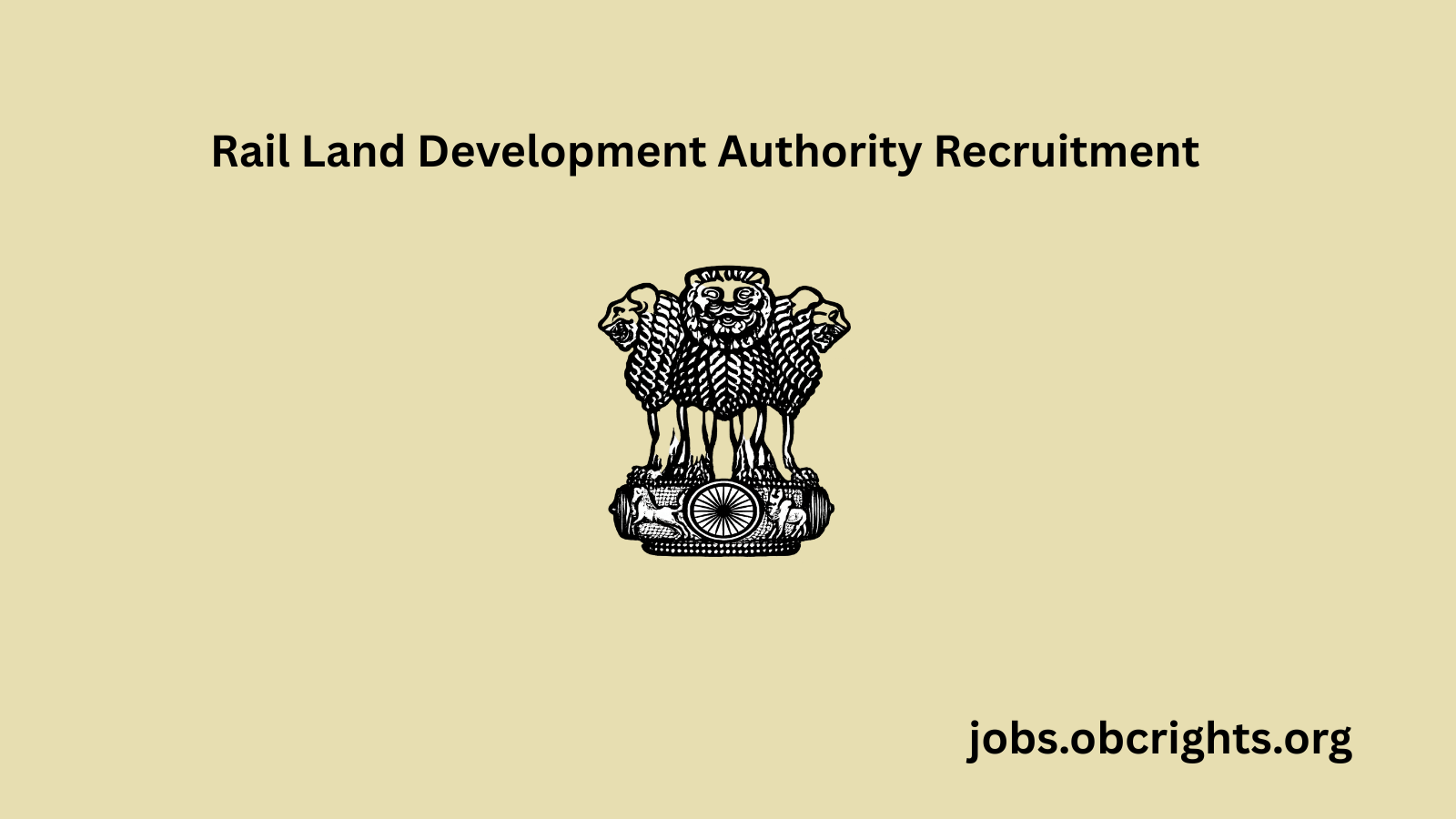 Rail Land Development Authority Recruitment