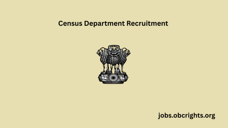 Census Department Recruitment