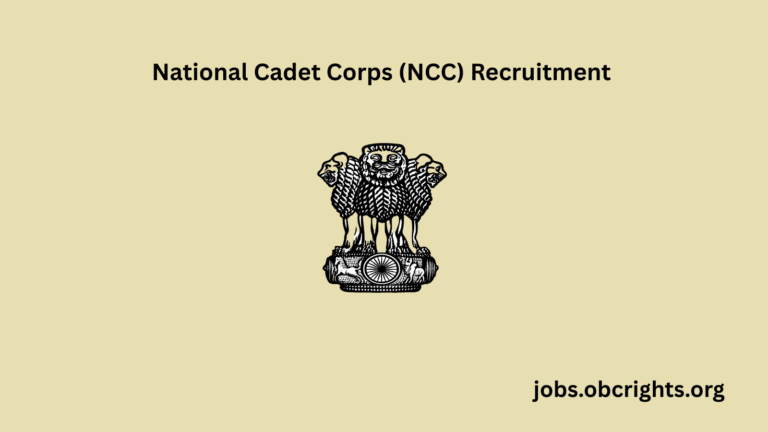National Cadet Corps (NCC) Recruitment