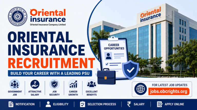 Oriental Insurance Recruitment