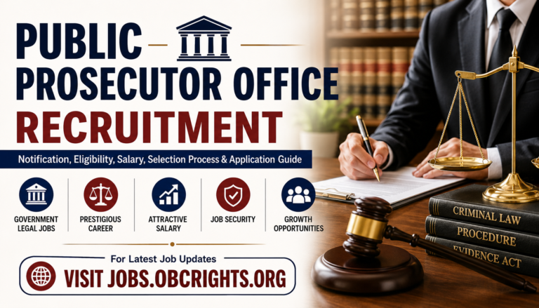 Public Prosecutor Office Recruitment