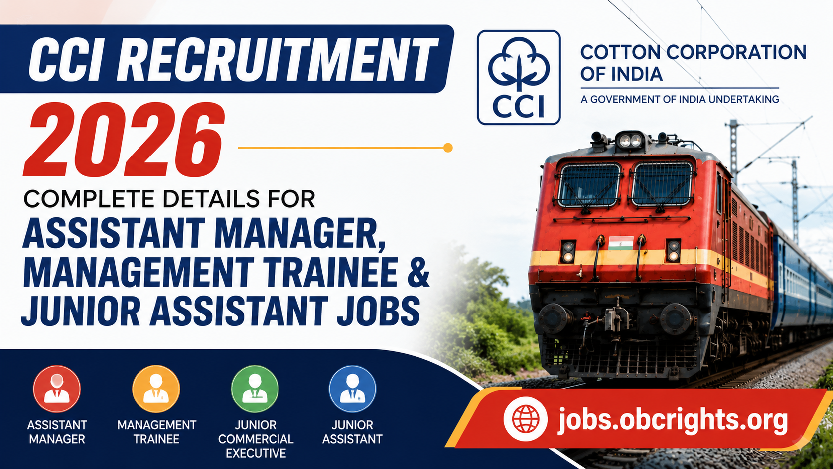 CCI Recruitment 2026 – Complete Details for Assistant Manager, Management Trainee & Junior Assistant Jobs