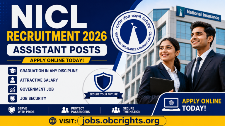 NICL Recruitment 2026 – Assistant Posts Apply Online