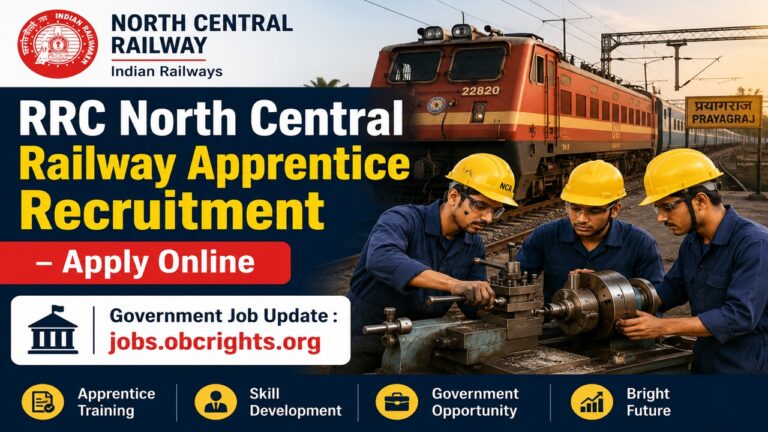 RRC North Central Railway Apprentice Recruitment – Apply Online