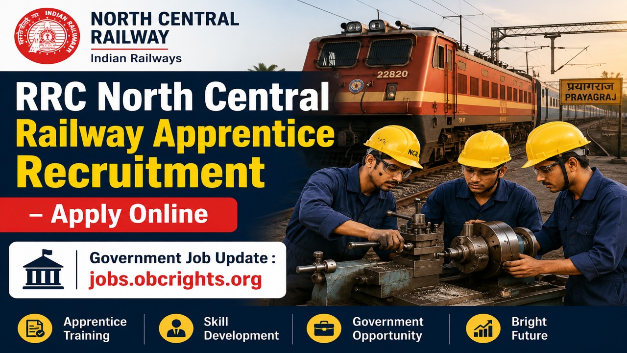 RRC North Central Railway Apprentice Recruitment – Apply Online