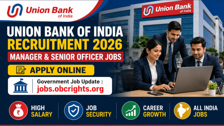 Union Bank of India Recruitment 2026 – Manager & Senior Officer Jobs