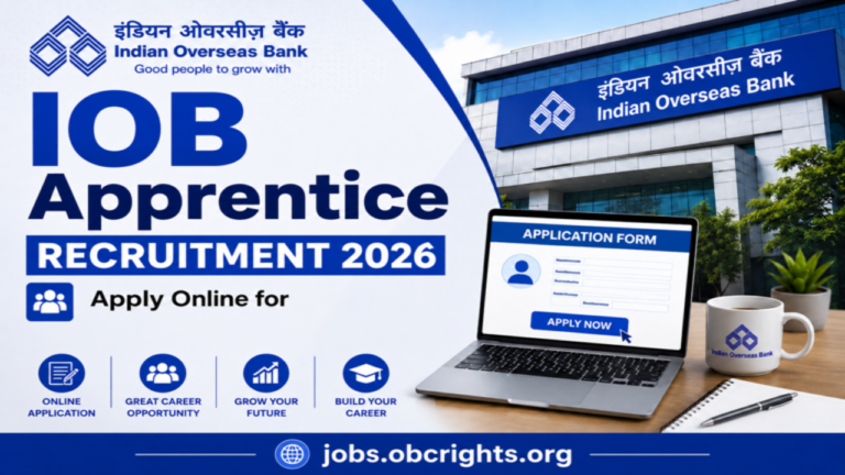 IOB Apprentice Recruitment 2026 Apply Online for 750 Vacancies