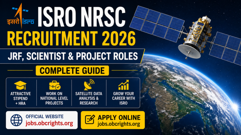 ISRO NRSC Recruitment JRF, Scientist & Project Roles – Complete Guide