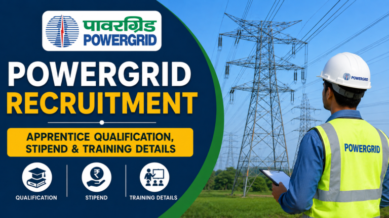POWERGRID Recruitment 2026 – Apprentice Qualification, Stipend & Training Details
