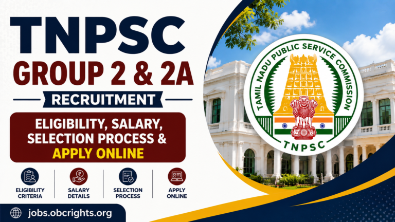 TNPSC Group 2 Recruitment 2026 – Eligibility, Salary, Selection Process & Apply Online