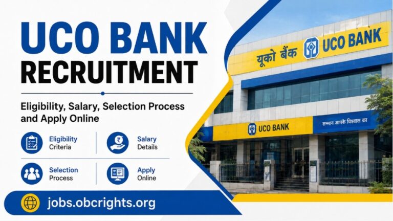 UCO Bank Recruitment 2026 Eligibility, Salary, Selection Process and Apply Online