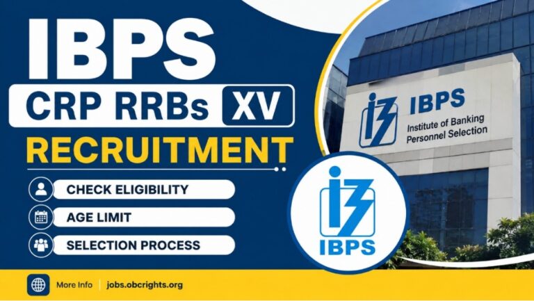 BPS CRP RRBs XV Recruitment 2026 Check Eligibility, Age Limit & Selection Process