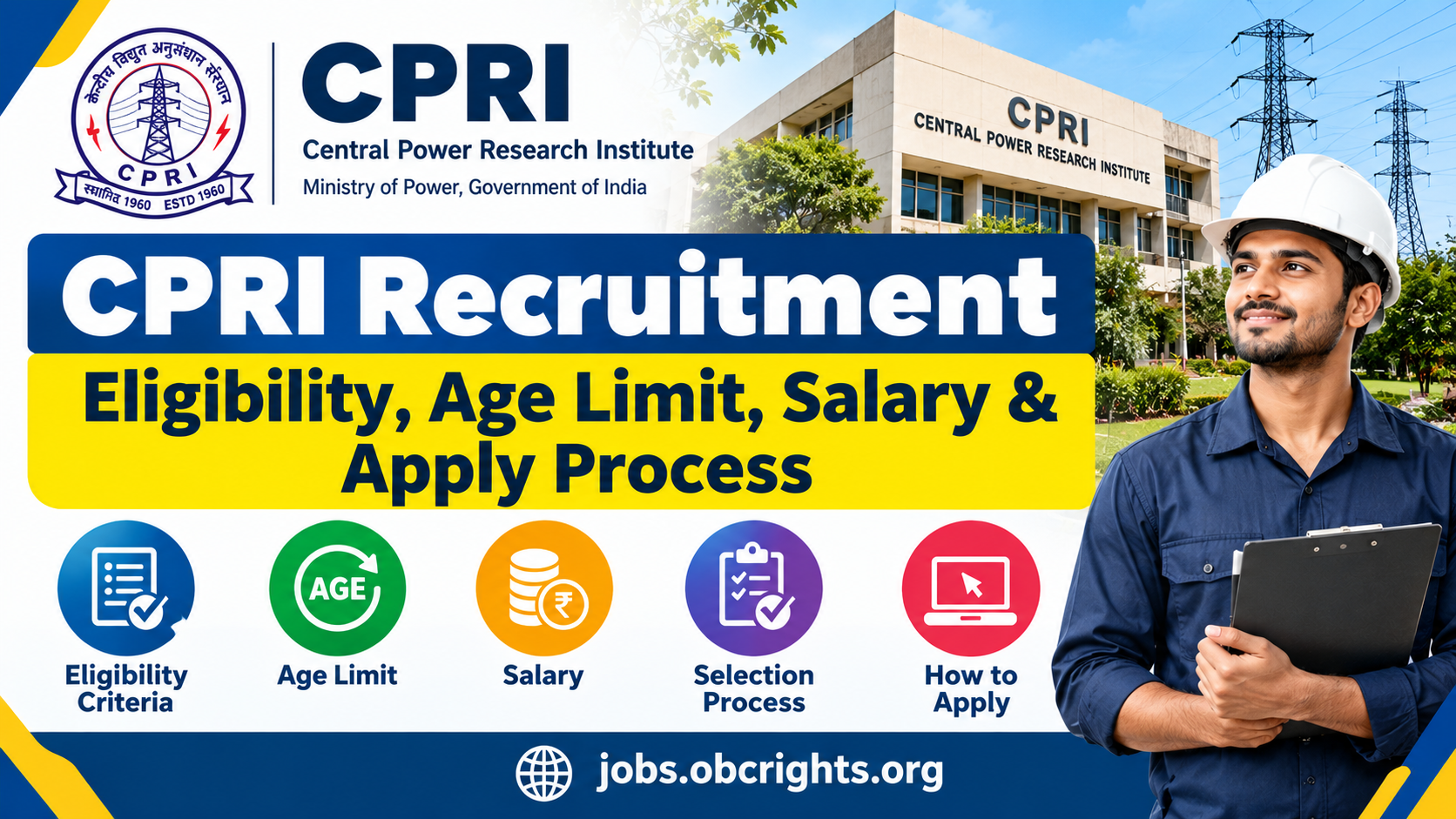 CPRI Recruitment 2026 – Eligibility, Age Limit, Salary & Apply Process