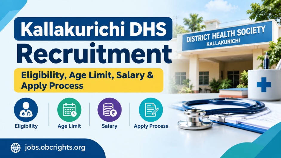 Kallakurichi DHS Recruitment 2026 – Eligibility, Age Limit, Salary & Apply Process