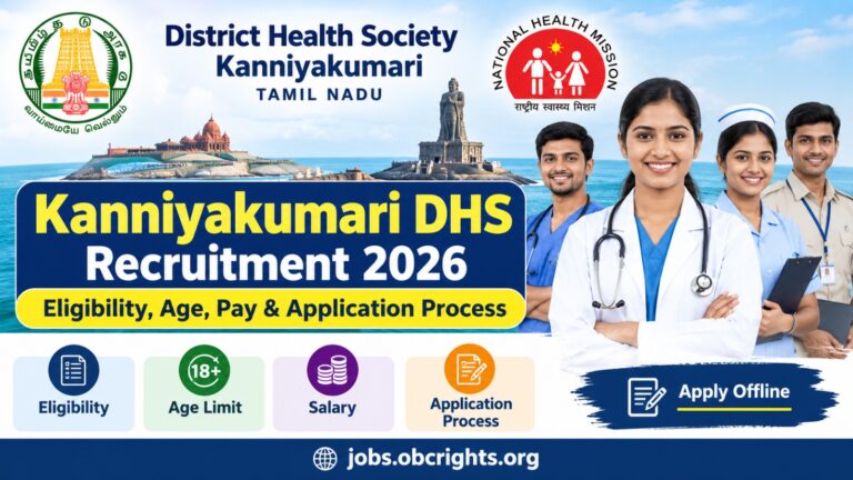 Kanniyakumari DHS Recruitment 2026 – Eligibility, Age, Pay & Application Process