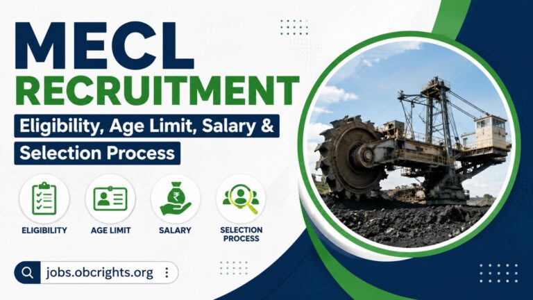 MECL Recruitment 2026 Eligibility, Age Limit, Salary & Selection Process