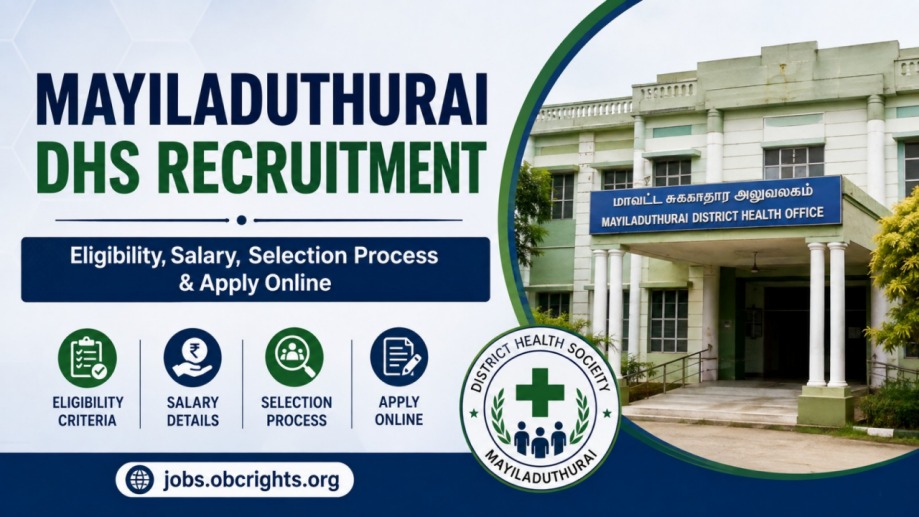 Mayiladuthurai DHS Recruitment 2026 Eligibility, Salary, Selection Process & Apply Online
