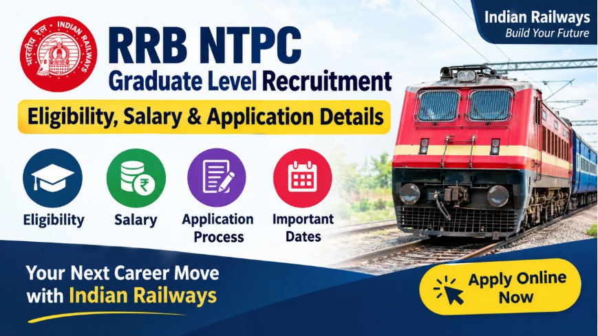RRB NTPC Graduate Level Recruitment 2026 – Eligibility, Salary & Application Details
