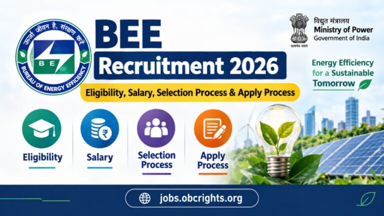 BEE Recruitment 2026 – Eligibility, Salary, Selection Process & Apply Process