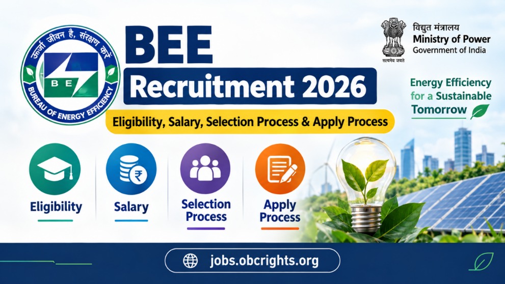 BEE Recruitment 2026 – Eligibility, Salary, Selection Process & Apply Process