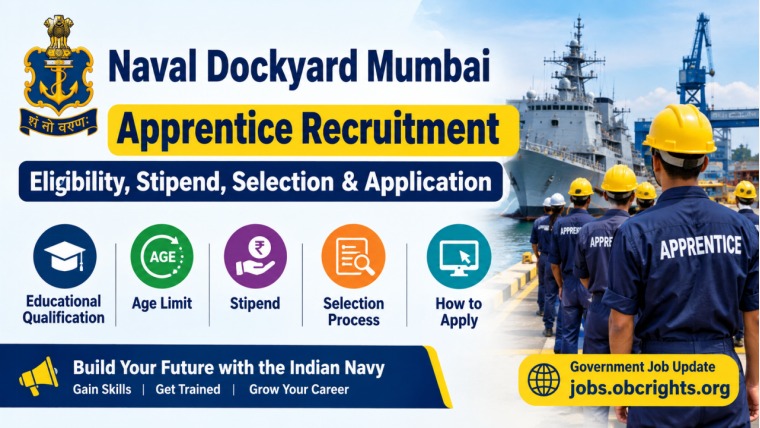 Naval Dockyard Mumbai Apprentice Recruitment 2026 – Eligibility, Stipend, Selection & Application